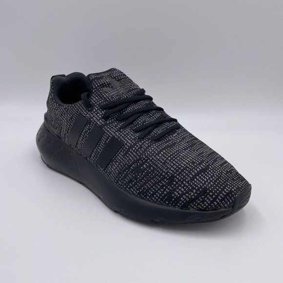 adidas Swift Run 22 Black / Grey Womens Shoes - Picture 7 of 8